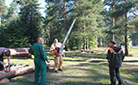 Соревнования «Лучший лесной пожарный» в Московской области